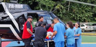 SAER e SARASUL realizaram 11 horas ininterruptas de atendimentos aeromédicos no Sul de Santa Catarina