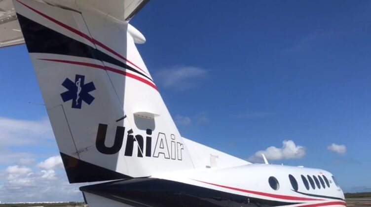 Em 2024, UNIAIR T&aacute;xi A&eacute;reo realizou quatro transportes aerom&eacute;dicos internacionais