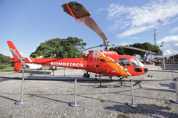Corpo de Bombeiros Militar da Bahia recebe seu primeiro helicóptero e 25 drones.