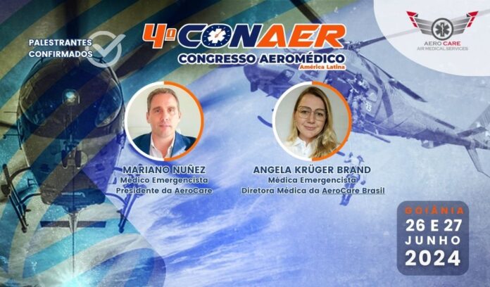 Transporte Aeromédico Transoceânico será tema de palestra internacional no 4º CONAER