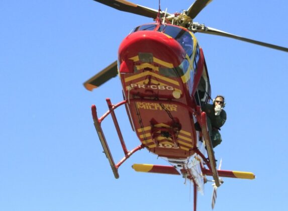 Bombeiro 01 completa 3.000 horas de voo em servi&ccedil;os prestados &agrave; popula&ccedil;&atilde;o de Goi&aacute;s