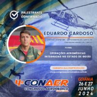 Operações aeromédicas integradas no estado de Goiás será tema de painel no 4º CONAER