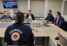 Programa Sangue Total catarinense é apresentado para Comissão de Relações Internacionais da ALESC Aeromédico do SAMU apresenta Programa Sangue Total para Comissão de Relações Internacionais da ALESC.