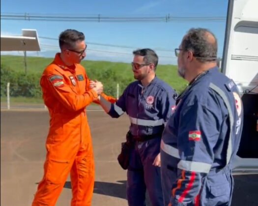 Em operação inédita e bem sucedida, serviço aeromédico do SAMU realiza transporte duplo de gestantes