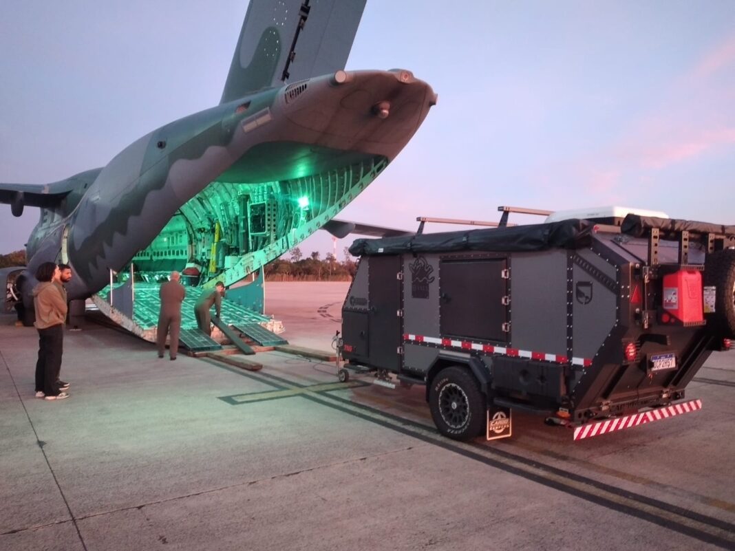 IBAMA envia trailer com drones para mapeamento de áreas afetadas no Rio Grande do Sul