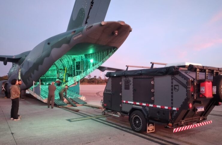 IBAMA envia trailer com drones para mapeamento das áreas afetadas no Rio Grande do Sul IBAMA envia trailer com drones para mapeamento de áreas afetadas no Rio Grande do Sul