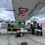 No primeiro mês de atuação, os aviões Arcanjo 04 e Arcanjo 06 transportaram 88 pacientes. Foto: CBMSC.