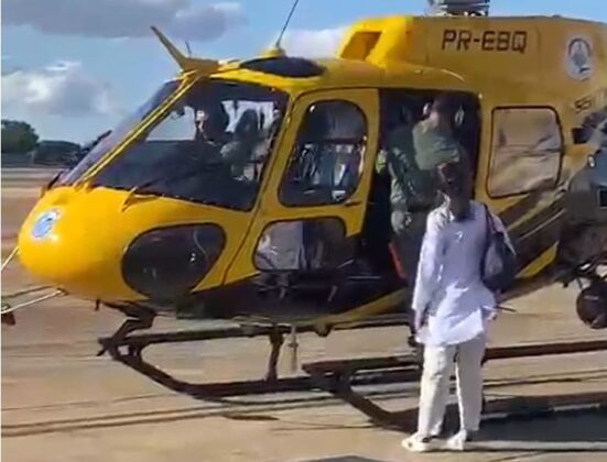 Em 2024, helic&oacute;ptero Sentinela 01 do DETRAN do DF transportou onze cora&ccedil;&otilde;es para transplante