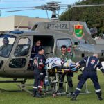 Serra Catarinense terá serviço aeromédico inédito durante a temporada de inverno. Foto: BAPM.
