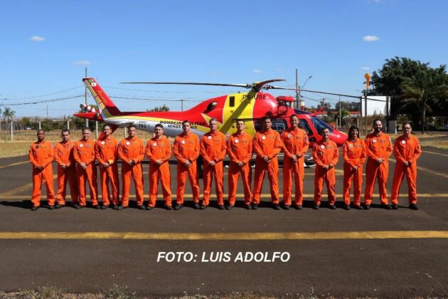 Corpo de Bombeiros de Minas Gerais irá operar mais cinco helicópteros e amplia capacidade de atuação. Foto: Luis Adolfo.