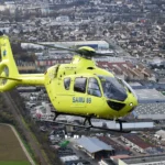 Na França, 63 helicópteros são operados em nome do SAMU