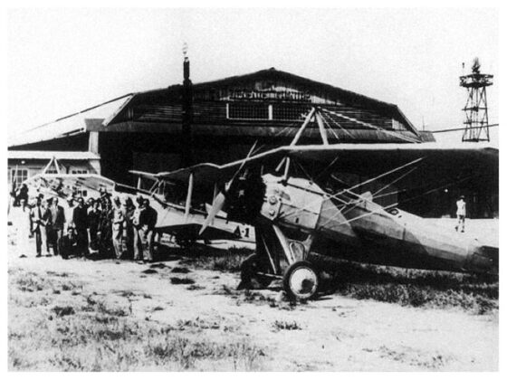 Hangar da Escola de Avia&ccedil;&atilde;o