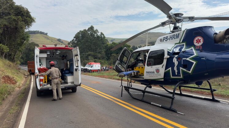 Comunica&ccedil;&atilde;o &aacute;gil e triagem eficiente otimizam o resgate de v&iacute;timas graves no Paran&aacute;