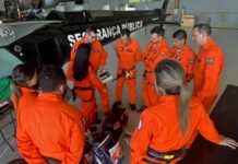 SAMU de Alagoas realiza curso de nivelamento para operadores de suporte médico Voltado para médicos e enfermeiros, o curso foi ministrado por instrutores do Comando de Aviação do Estado de Alagoas no hangar de Marechal Deodoro.