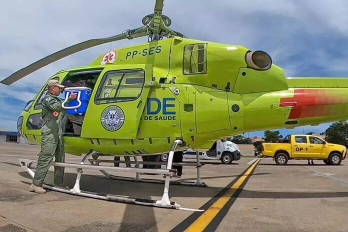Helicóptero da Secretaria de Saúde do Rio de Janeiro transportou 600 órgãos em três anos de atividade