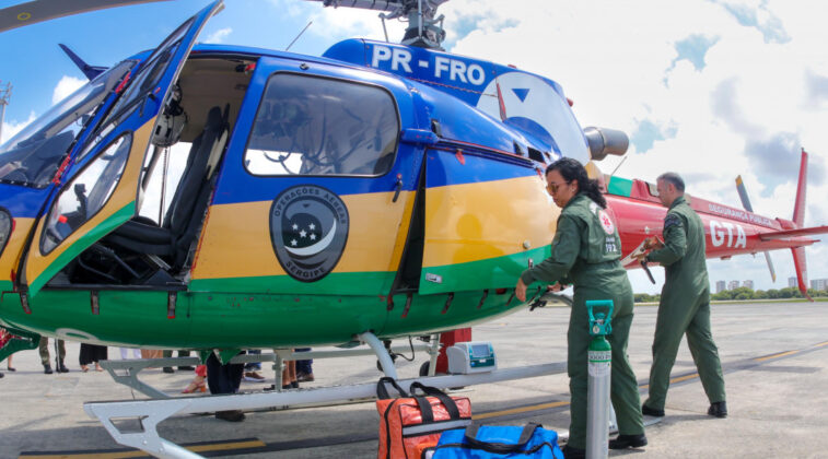 Governo de Sergipe inicia tratativas para amplia&ccedil;&atilde;o do servi&ccedil;o aerom&eacute;dico. Foto: Mario Sousa.