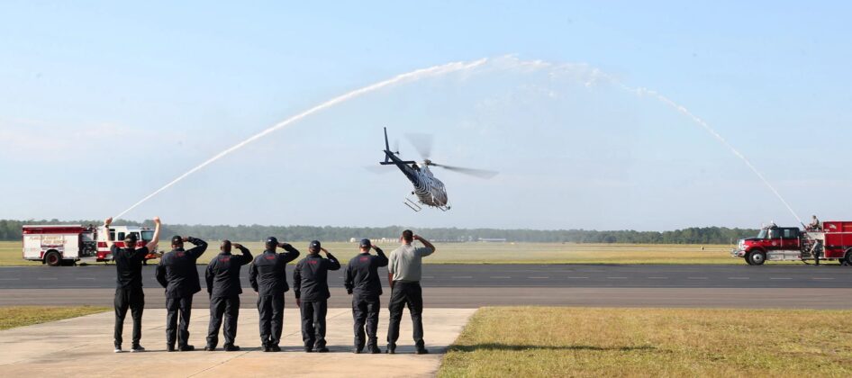 Condado de Flagler recebe novo helic&oacute;ptero H125 para opera&ccedil;&otilde;es policiais, de resgate e combate a inc&ecirc;ndios. Foto: David Tucker\News-Journal.