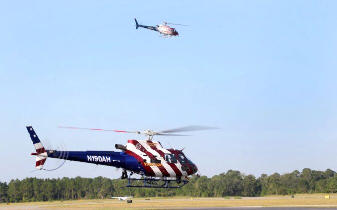 Condado de Flagler recebe novo helic&oacute;ptero H125 para opera&ccedil;&otilde;es policiais, de resgate e combate a inc&ecirc;ndios. Foto: David Tucker\News-Journal.