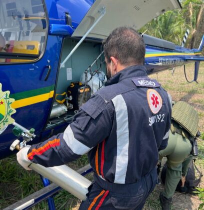 Resgate durou cerca de 2h20 e foi executado com precis&atilde;o. Foto: Ascom/Sejusp