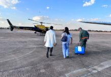 Sentinela 01 transporta mais um coração e um fígado para transplante Sentinela transporta mais um coração e um fígado para transplante