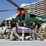 Carabineros de Chile facilitando uma operação HEMS.