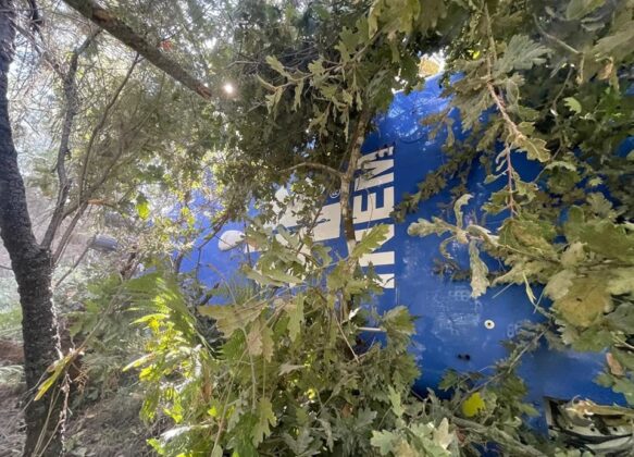 Helicóptero aeromédico do INEM sofre acidente em Mondim de Basto, Portugal. Foto: Bombeiros Online (Facebook)