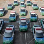 O governador Carlos Massa Ratinho Junior realiza a entrega de veículos destinados ao serviço de transporte de órgãos. Foto: Roberto Dziura Jr/AEN