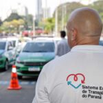 O governador Carlos Massa Ratinho Junior realiza a entrega de veículos destinados ao serviço de transporte de órgãos. Foto: Roberto Dziura Jr/AEN