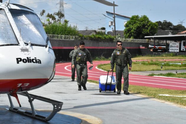 Helicópteros da PM superam 900 missões de transporte de órgãos para transplantes