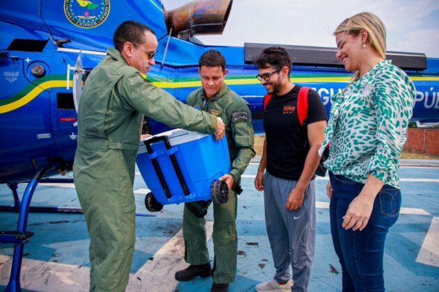 Com união de esforços, Acre realiza missão humanitária e garante 93º transplante de fígado. Foto: Dhárcules Pinheiro/Sejusp.