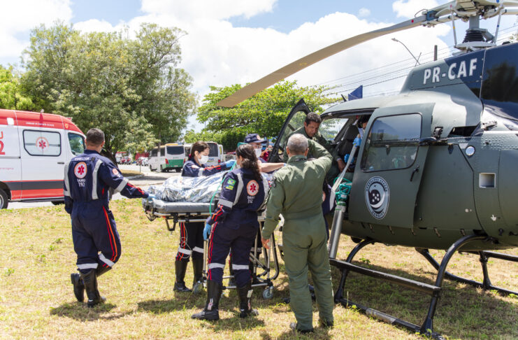 Artigo Científico: Transporte e resgate aeromédico no serviço de urgência em Sergipe Serviço aeromédico de Sergipe se consolida com mais de 200 atendimentos em um ano e cinco mesesFotos: Ascom SES | Secom.