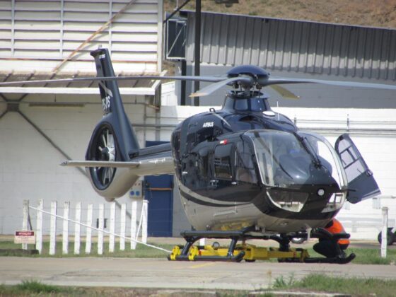 Novo H135 da Secretaria de Defesa Social de Pernambuco dever&aacute; ser entregue oficialmente em breve. Foto: Gabriel Souza.