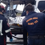 Secretaria da Saúde do Paraná coordena simulado de acidente com múltiplas vítimas em Jandaia do Sul. Foto: SESA.