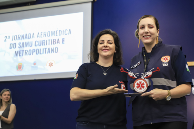 II Jornada Aerom&eacute;dica do SAMU Curitiba, na Unibrasil. Foto: Jos&eacute; Fernando Ogura/SMCS.