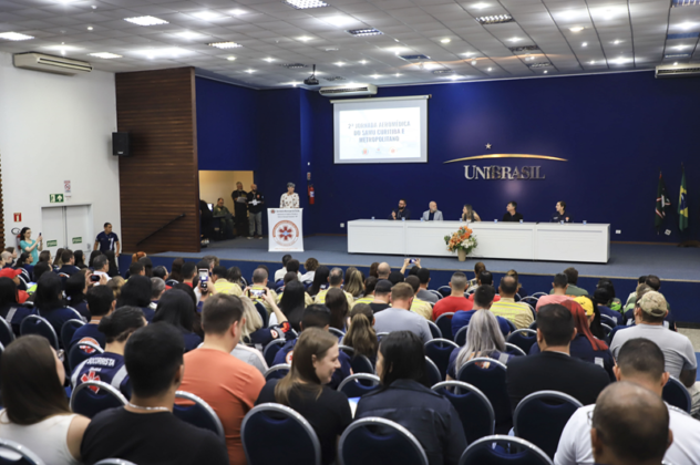 II Jornada Aerom&eacute;dica do SAMU Curitiba, na Unibrasil. Foto: Jos&eacute; Fernando Ogura/SMCS.