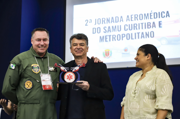 II Jornada Aerom&eacute;dica do SAMU Curitiba, na Unibrasil. Foto: Jos&eacute; Fernando Ogura/SMCS.