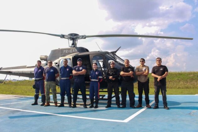 Departamento A&eacute;reo da SSP-AM auxilia em parto emergencial em comunidade rural de Manaus. Foto: Victor Levy/SSP-AM.