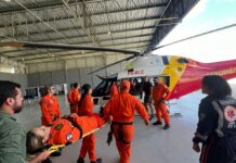 Treinamento prepara equipe do SAMU para operações com helicóptero AW119 Koala em Alagoas Curso de Nivelamento prepara equipe do SAMU para operações com helicóptero AW119 Koala. Foto: Laryssa Sátiro / Ascom Sesau.