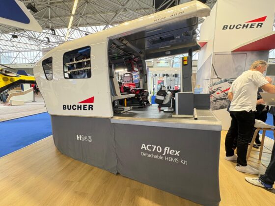 Kit aerom&eacute;dico da Bucher &eacute; apresentado na &nbsp;European Rotors 2024