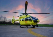 Yorkshire Air Ambulance amplia operações aeromédicas com a chegada do terceiro Airbus H145 Yorkshire Air Ambulance amplia operações com a chegada do moderno helicóptero H145. Foto: Divulgação