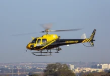 Helicóptero do DETRAN do Distrito Federal realiza o 20º transporte de coração para transplante em 2024 Sentinela do DETRAN realiza o 20º transporte de coração para transplante em 2024