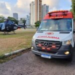 Helicóptero da PRF e SAMU Realiza Resgate de Paciente com Doença Rara em Pernambuco. Foto: Divulgação