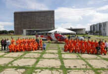 Corpo de Bombeiros Militar do Distrito Federal recebe novo helicóptero para operações emergenciais