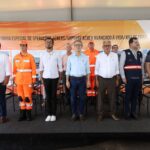 Lançamento da pedra fundamental da obra da 5ª Companhia Especial de Operações Aéreas (Ceoa) e Suporte Aéreo Avançado de Vida (SAAV), em Juiz de Fora. Foto: Gil Leonardi / Imprensa MG.