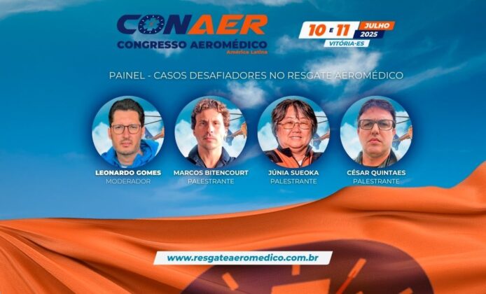 Casos desafiadores no resgate aerom&eacute;dico ser&aacute; tema de painel no CONAER