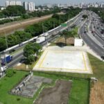 Área de pouso ocasional, que terá balizamento noturno, será utilizada pelos helicópteros Águia da PM nas operações de resgate aeromédico.