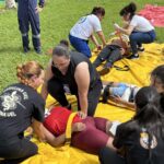 Saúde realiza simulação de incidente com múltiplas vítimas para treinamento de urgência em Londrina