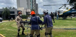 Bombeiros e CIOPAER resgatam trabalhador com politraumatismo em Boa Esperança do Norte, MT Bombeiros e CIOPAER resgatam trabalhador com politraumatismo em Boa Esperança do Norte, MT