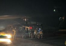 FAB utiliza equipamento de visão noturna para resgatar indígena ferido em Roraima Equipada com visão noturna FAB realiza resgate de indígina ferido. Foto: Divulgação