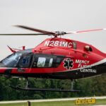 A Mercy Flight Central assinou contrato para quatro helicópteros IFR AW119Kx, com entrega da primeira aeronave realizada em 2022.